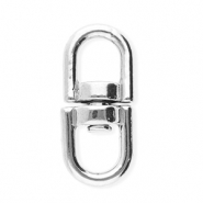 Zubeh&ouml;r aus Stainless Steel - Rostfreiem Stahl Schl&uuml;ssel Anh&auml;nger Oval Silver