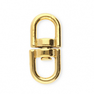 Zubeh&ouml;r aus Stainless Steel - Rostfreiem Stahl Schl&uuml;ssel Anh&auml;nger Oval Gold