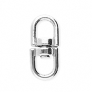 Zubeh&ouml;r aus Stainless Steel - Rostfreiem Stahl Schl&uuml;ssel Anh&auml;nger Oval Silver