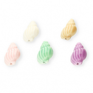 Keramik Perlen Shell Multicolour