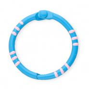 Farbiges Zubeh&ouml;r F&uuml;r Schl&uuml;ssel Anh&auml;nger Ring Dark blue-light pink