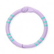 Farbiges Zubeh&ouml;r F&uuml;r Schl&uuml;ssel Anh&auml;nger Ring Light purple-turquoise