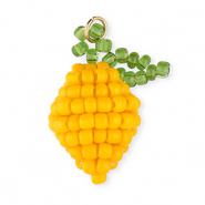 BY31&reg; Anh&auml;nger aus Glasperlen Lemon Warm yellow-green