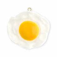 Statement-Anh&auml;nger Fried Egg White-yellow