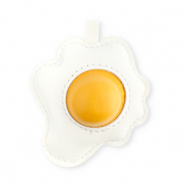 Statement-Anh&auml;nger Fried Egg White-warm yellow