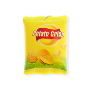 Statement-Anh&auml;nger Bag of Crisps Yellow-red-green
