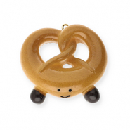 Statement-Anh&auml;nger Pretzel Brown-dark brown