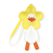 Statement-Anh&auml;nger Goose with Flower Yellow-white-orange