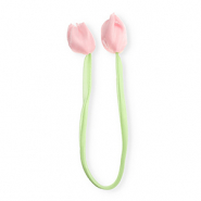Statement-Anh&auml;nger Tulip shiny Light green- light pink