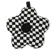 Statement-Anh&auml;nger Flower with Cubes Black-white