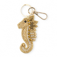 Schl&uuml;sselanh&auml;nger Seahorse Gold-antique gold-bronze