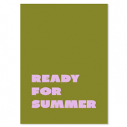 BY31&reg; Karten f&uuml;r Schmuck "Ready for summer" Green-purple