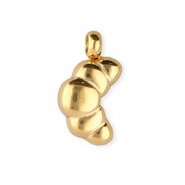BY31® Anhänger aus Stainless Steel - Rostfreiem Stahl Croissant Gold