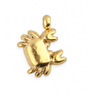 BY31® Anhänger aus Stainless Steel - Rostfreiem Stahl Crab Gold