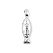 BY31® Anhänger aus Stainless Steel - Rostfreiem Stahl Fish Silver