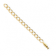 BY31® Zubehör aus Stainless Steel - Rostfreiem Stahl Verlängerungsketten Set Fish Gold