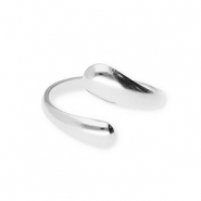 Stainless Steel - Rostfrei Stahl Ringe Drops Silver