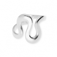 Stainless Steel - Rostfrei Stahl Ringe Wavy Silver