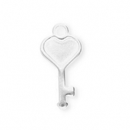 Anh&auml;nger aus Stainless Steel - Rostfreiem Stahl Key with Heart Silver