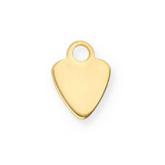 Anh&auml;nger aus Stainless Steel - Rostfreiem Stahl Heart Gold