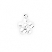 Anh&auml;nger aus Stainless Steel - Rostfreiem Stahl Flower Silver
