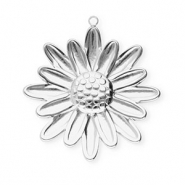 Anh&auml;nger aus Stainless Steel - Rostfreiem Stahl Flower Silver