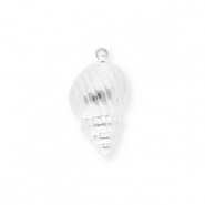 Anh&auml;nger aus Stainless Steel - Rostfreiem Stahl Shell Silver