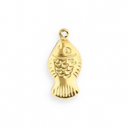 Anh&auml;nger aus Stainless Steel - Rostfreiem Stahl Fish Gold