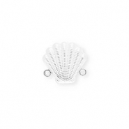Zubeh&ouml;r aus Stainless Steel - Rostfreiem Stahl Zwischenst&uuml;ck Shell Silver