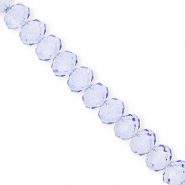 Facetten Top Glas Perlen 8x6&nbsp;mm Rondellen Blue