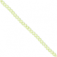Facetten Top Glas Perlen 3x2&nbsp;mm Rondellen Light green