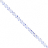 Facetten Top Glas Perlen 3x2&nbsp;mm Rondellen Blue