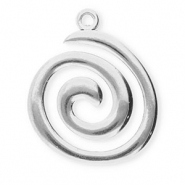 Anh&auml;nger aus Stainless Steel - Rostfreiem Stahl Spiral Silver