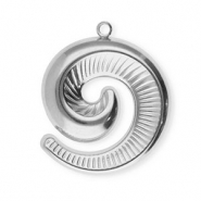 Anh&auml;nger aus Stainless Steel - Rostfreiem Stahl Spiral Silver