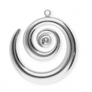 Anh&auml;nger aus Stainless Steel - Rostfreiem Stahl Spiral Silver