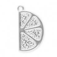 Anh&auml;nger aus Stainless Steel - Rostfreiem Stahl Slice of Fruit Silver