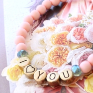 Inspirationsets Armbänder personalisiert mit Buchstaben Perlen