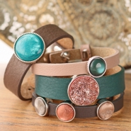 Inspirationsets Selbst Cuoio Armbänder machen?