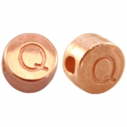 Metall DQ Perlen Buchstabe Q Rosegold (Nickelfrei)