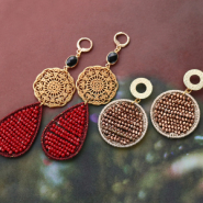 Inspirationsets Machen Sie schöne Ohrringe mit unseren neuen Facettenanhänger