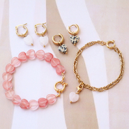 Inspirationsets Zeit für Inspiration! Herstellung von trendigem Schmuck mit Natursteinperlen 