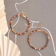 Inspirationsets Schmuck mit tollen Rondell-Natursteinperlen gestalten