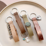 Inspirationsets Ideen für personalisierte Cuoio-Schlüsselanhänger