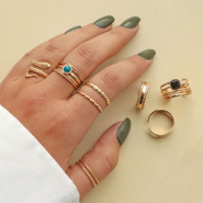 Inspirationsets So stylen Sie Ringe aus Edelstahl
