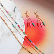 Inspirationsets Schmuckinspiration mit Natursteinperlen Tubes