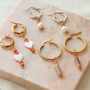 Inspirationsets Schmuckinspiration mit Creolen aus Edelstahl