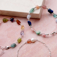 Inspirationsets Einzigartige Natursteine zu leuchtendem Schmuck designen