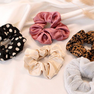 Inspirationsets Jeden Tag ein neuer Look mit Scrunchies