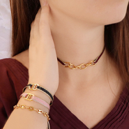 Inspirationsets Ideen, zu Armbandsets mit Bändern und Perlen