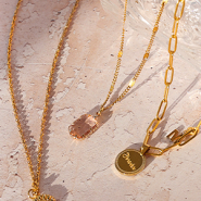 Inspirationsets Halsketten aus aus Edelstahl kreativ designen